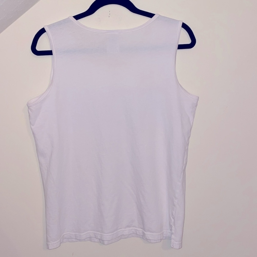 VS Pink Ombre Bling Tank Top T Shirt 2016 blue green sequin white top oversized - Picture 4 of 4